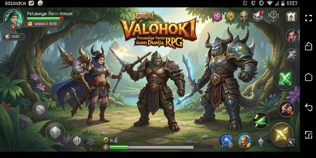 Tangkapan layar gameplay VALOHOKI menampilkan pertarungan seru dan grafis yang memukau.